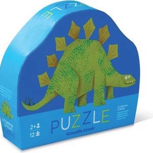 Crocodile Creek mini puzzel dinosaurus – 12 stukjes