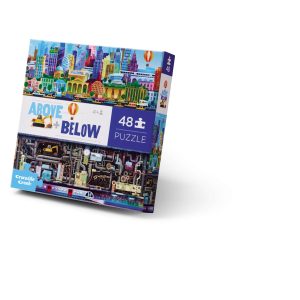 Crocodile Creek puzzel boven en beneden de Stad – 48 stukjes