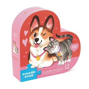 Crocodile Creek puzzel Friends Fur Ever – 36 stukjes