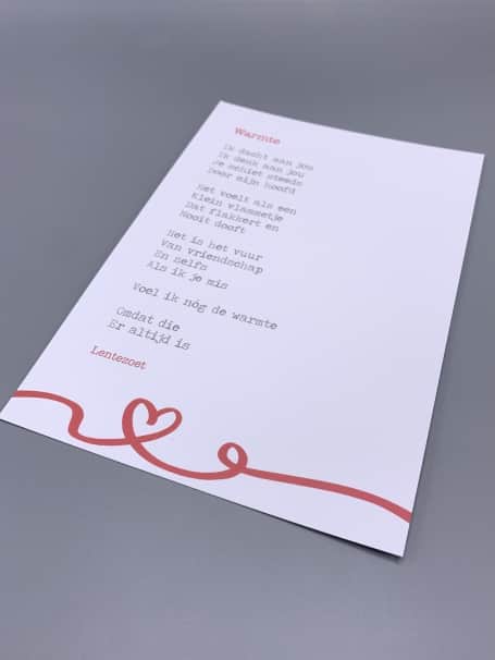 Gedicht Warmte, Lentezoet - Afbeelding 5