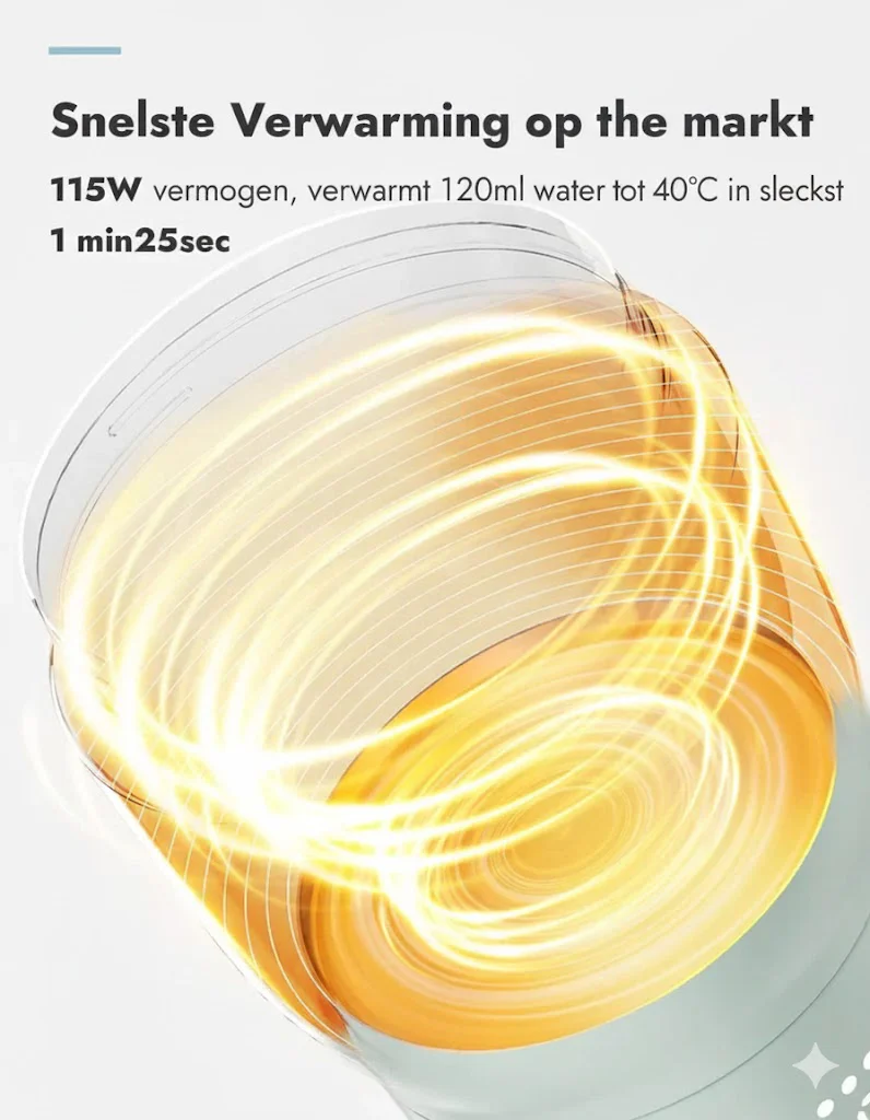 LAALO Draadloze Flessenwarmer Pro™ - Afbeelding 4